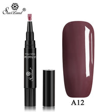Load image into Gallery viewer, Saviland Newest 58 Colors Gel Nail Varnish Pen Glitter Nail Gel Polish Hybrid Dawdler UV Nail Art Gel Lacquer Gel Paint