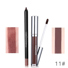 Load image into Gallery viewer, Hot Brand 2pcs/set Lipgloss Lipliner Makeup Sets Velvet Matte Liquid Lipstick Set Lip Liner Lip Kit Waterproof Cosmetics