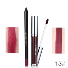 Load image into Gallery viewer, Hot Brand 2pcs/set Lipgloss Lipliner Makeup Sets Velvet Matte Liquid Lipstick Set Lip Liner Lip Kit Waterproof Cosmetics