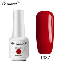 Load image into Gallery viewer, Vrenmol 8ML Nude Color Series Nail Gel Polish Soak Off Gel Long Lasting UV Gel Colorful Nail Art Hybrid Paint Gel Varnish Set