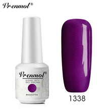 Load image into Gallery viewer, Vrenmol 8ML Nude Color Series Nail Gel Polish Soak Off Gel Long Lasting UV Gel Colorful Nail Art Hybrid Paint Gel Varnish Set
