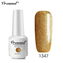 Load image into Gallery viewer, Vrenmol 8ML Nude Color Series Nail Gel Polish Soak Off Gel Long Lasting UV Gel Colorful Nail Art Hybrid Paint Gel Varnish Set