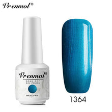 Load image into Gallery viewer, Vrenmol 8ML Nude Color Series Nail Gel Polish Soak Off Gel Long Lasting UV Gel Colorful Nail Art Hybrid Paint Gel Varnish Set