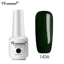 Load image into Gallery viewer, Vrenmol 8ML Nude Color Series Nail Gel Polish Soak Off Gel Long Lasting UV Gel Colorful Nail Art Hybrid Paint Gel Varnish Set