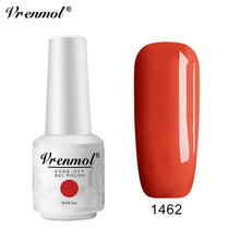 Load image into Gallery viewer, Vrenmol 8ML Nude Color Series Nail Gel Polish Soak Off Gel Long Lasting UV Gel Colorful Nail Art Hybrid Paint Gel Varnish Set