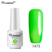 Load image into Gallery viewer, Vrenmol 8ML Nude Color Series Nail Gel Polish Soak Off Gel Long Lasting UV Gel Colorful Nail Art Hybrid Paint Gel Varnish Set