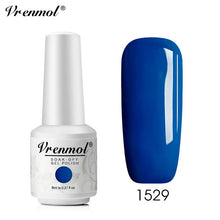 Load image into Gallery viewer, Vrenmol 8ML Nude Color Series Nail Gel Polish Soak Off Gel Long Lasting UV Gel Colorful Nail Art Hybrid Paint Gel Varnish Set