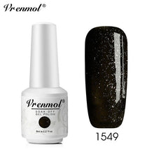 Load image into Gallery viewer, Vrenmol 8ML Nude Color Series Nail Gel Polish Soak Off Gel Long Lasting UV Gel Colorful Nail Art Hybrid Paint Gel Varnish Set