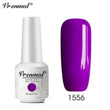 Load image into Gallery viewer, Vrenmol 8ML Nude Color Series Nail Gel Polish Soak Off Gel Long Lasting UV Gel Colorful Nail Art Hybrid Paint Gel Varnish Set