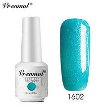 Load image into Gallery viewer, Vrenmol 8ML Nude Color Series Nail Gel Polish Soak Off Gel Long Lasting UV Gel Colorful Nail Art Hybrid Paint Gel Varnish Set