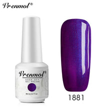 Load image into Gallery viewer, Vrenmol 8ML Nude Color Series Nail Gel Polish Soak Off Gel Long Lasting UV Gel Colorful Nail Art Hybrid Paint Gel Varnish Set