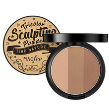 Load image into Gallery viewer, Natural 3 Colors Concealer Powder Palette Highlighter Base Contour Facial Cream Bronzers Cosmetic Face Make Up Maquiagem