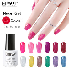Load image into Gallery viewer, Elite99 New Supply Nail Art 7ml Bling Pure color Supper Diamond Shining Glitter Sequin Starry Platinum Paint Gel