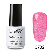 Load image into Gallery viewer, Elite99 New Supply Nail Art 7ml Bling Pure color Supper Diamond Shining Glitter Sequin Starry Platinum Paint Gel