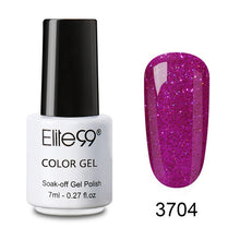 Load image into Gallery viewer, Elite99 New Supply Nail Art 7ml Bling Pure color Supper Diamond Shining Glitter Sequin Starry Platinum Paint Gel