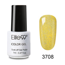 Load image into Gallery viewer, Elite99 New Supply Nail Art 7ml Bling Pure color Supper Diamond Shining Glitter Sequin Starry Platinum Paint Gel