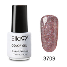 Load image into Gallery viewer, Elite99 New Supply Nail Art 7ml Bling Pure color Supper Diamond Shining Glitter Sequin Starry Platinum Paint Gel