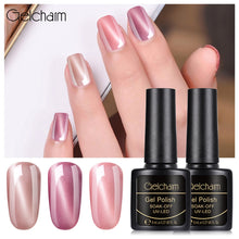 Load image into Gallery viewer, 8ML Cat Eye Nail Polish UV LED Soak Off Semi Perment Stamping Paint Nail Polish Nail Art Vernis a Ongle Nagellak Gelpolish Lucky
