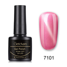 Load image into Gallery viewer, 8ML Cat Eye Nail Polish UV LED Soak Off Semi Perment Stamping Paint Nail Polish Nail Art Vernis a Ongle Nagellak Gelpolish Lucky
