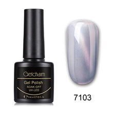 Load image into Gallery viewer, 8ML Cat Eye Nail Polish UV LED Soak Off Semi Perment Stamping Paint Nail Polish Nail Art Vernis a Ongle Nagellak Gelpolish Lucky