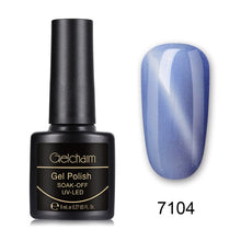 Load image into Gallery viewer, 8ML Cat Eye Nail Polish UV LED Soak Off Semi Perment Stamping Paint Nail Polish Nail Art Vernis a Ongle Nagellak Gelpolish Lucky
