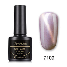 Load image into Gallery viewer, 8ML Cat Eye Nail Polish UV LED Soak Off Semi Perment Stamping Paint Nail Polish Nail Art Vernis a Ongle Nagellak Gelpolish Lucky