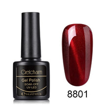 Load image into Gallery viewer, 8ML Cat Eye Nail Polish UV LED Soak Off Semi Perment Stamping Paint Nail Polish Nail Art Vernis a Ongle Nagellak Gelpolish Lucky