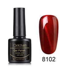 Load image into Gallery viewer, 8ML Cat Eye Nail Polish UV LED Soak Off Semi Perment Stamping Paint Nail Polish Nail Art Vernis a Ongle Nagellak Gelpolish Lucky
