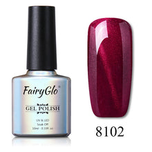 Load image into Gallery viewer, FairyGlo 10ML UV Nail Polish Cat Eye Nai Gelpolish Nagellak Nail Art Stamping Paint Nail Polish Vernis a Ongle Magnet Varnish