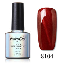 Load image into Gallery viewer, FairyGlo 10ML UV Nail Polish Cat Eye Nai Gelpolish Nagellak Nail Art Stamping Paint Nail Polish Vernis a Ongle Magnet Varnish