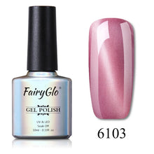 Load image into Gallery viewer, FairyGlo 10ML UV Nail Polish Cat Eye Nai Gelpolish Nagellak Nail Art Stamping Paint Nail Polish Vernis a Ongle Magnet Varnish