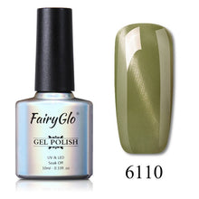 Load image into Gallery viewer, FairyGlo 10ML UV Nail Polish Cat Eye Nai Gelpolish Nagellak Nail Art Stamping Paint Nail Polish Vernis a Ongle Magnet Varnish