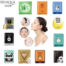 Load image into Gallery viewer, BIOAQUA plant moisturizing face mask skin care oil acne management Remover rolled up mask skin care face mask 1PCS.