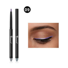 Load image into Gallery viewer, Double-ended Colorful Eyeliner Pencil Waterproof Eye Liner Pen With Sponge Brushes Line Eyes Makeup Professional
