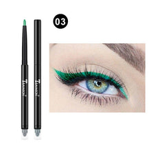 Load image into Gallery viewer, Double-ended Colorful Eyeliner Pencil Waterproof Eye Liner Pen With Sponge Brushes Line Eyes Makeup Professional