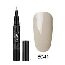 Load image into Gallery viewer, 5ML Nail Gel Polish Pencil 60 Colors Polish Nail Pen Gel Nails Art Brush Pen for Nails Soak Off Top White Gel Lacquer Gel Paint