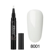 Load image into Gallery viewer, 5ML Nail Gel Polish Pencil 60 Colors Polish Nail Pen Gel Nails Art Brush Pen for Nails Soak Off Top White Gel Lacquer Gel Paint