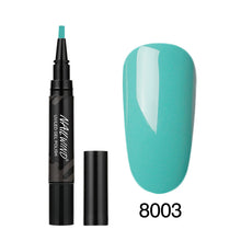 Load image into Gallery viewer, 5ML Nail Gel Polish Pencil 60 Colors Polish Nail Pen Gel Nails Art Brush Pen for Nails Soak Off Top White Gel Lacquer Gel Paint