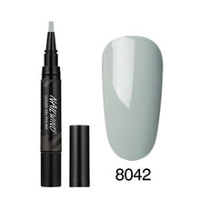 Load image into Gallery viewer, 5ML Nail Gel Polish Pencil 60 Colors Polish Nail Pen Gel Nails Art Brush Pen for Nails Soak Off Top White Gel Lacquer Gel Paint
