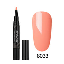 Load image into Gallery viewer, 5ML Nail Gel Polish Pencil 60 Colors Polish Nail Pen Gel Nails Art Brush Pen for Nails Soak Off Top White Gel Lacquer Gel Paint