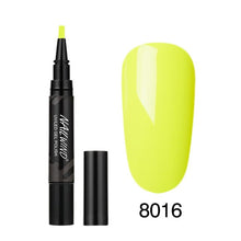 Load image into Gallery viewer, 5ML Nail Gel Polish Pencil 60 Colors Polish Nail Pen Gel Nails Art Brush Pen for Nails Soak Off Top White Gel Lacquer Gel Paint