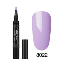 Load image into Gallery viewer, 5ML Nail Gel Polish Pencil 60 Colors Polish Nail Pen Gel Nails Art Brush Pen for Nails Soak Off Top White Gel Lacquer Gel Paint