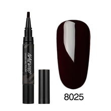 Load image into Gallery viewer, 5ML Nail Gel Polish Pencil 60 Colors Polish Nail Pen Gel Nails Art Brush Pen for Nails Soak Off Top White Gel Lacquer Gel Paint