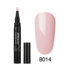 Load image into Gallery viewer, 5ML Nail Gel Polish Pencil 60 Colors Polish Nail Pen Gel Nails Art Brush Pen for Nails Soak Off Top White Gel Lacquer Gel Paint