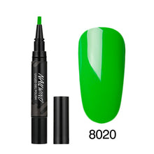 Load image into Gallery viewer, 5ML Nail Gel Polish Pencil 60 Colors Polish Nail Pen Gel Nails Art Brush Pen for Nails Soak Off Top White Gel Lacquer Gel Paint