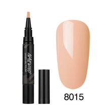 Load image into Gallery viewer, 5ML Nail Gel Polish Pencil 60 Colors Polish Nail Pen Gel Nails Art Brush Pen for Nails Soak Off Top White Gel Lacquer Gel Paint