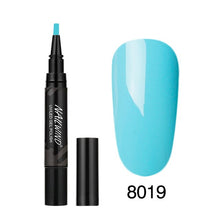 Load image into Gallery viewer, 5ML Nail Gel Polish Pencil 60 Colors Polish Nail Pen Gel Nails Art Brush Pen for Nails Soak Off Top White Gel Lacquer Gel Paint