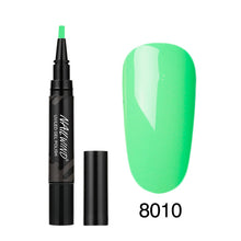 Load image into Gallery viewer, 5ML Nail Gel Polish Pencil 60 Colors Polish Nail Pen Gel Nails Art Brush Pen for Nails Soak Off Top White Gel Lacquer Gel Paint