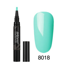 Load image into Gallery viewer, 5ML Nail Gel Polish Pencil 60 Colors Polish Nail Pen Gel Nails Art Brush Pen for Nails Soak Off Top White Gel Lacquer Gel Paint