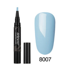 Load image into Gallery viewer, 5ML Nail Gel Polish Pencil 60 Colors Polish Nail Pen Gel Nails Art Brush Pen for Nails Soak Off Top White Gel Lacquer Gel Paint